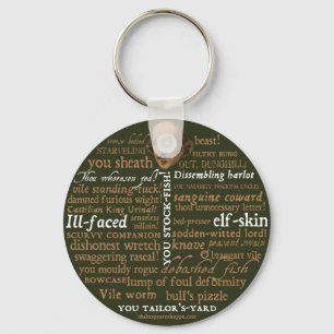 Llavero Colección de insultos de Shakespeare