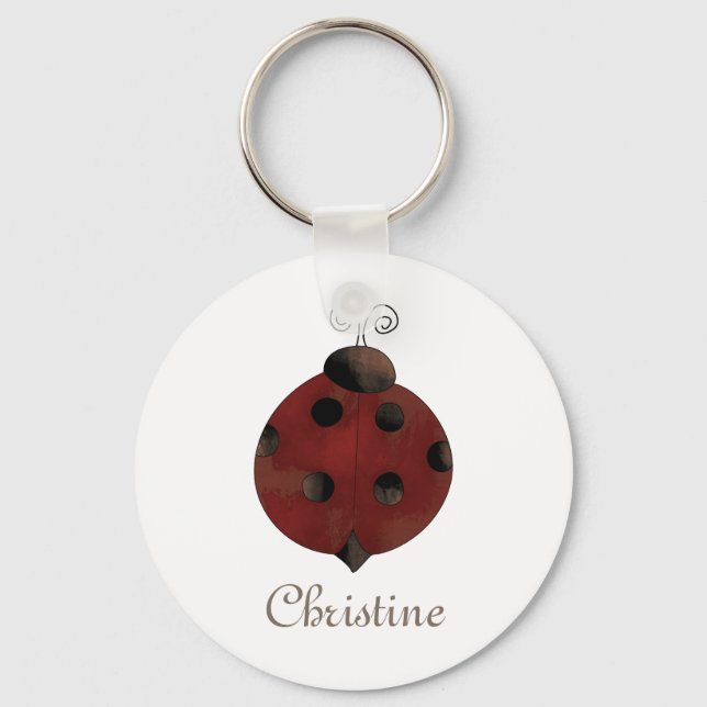 Llavero Colección de jardines: Ladybug (Anverso)