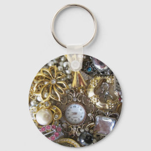 Llavero colección de joyas de bling
