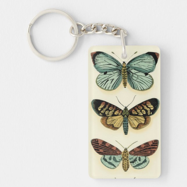 Llavero Colección de mariposas por Chariklia Zarris (Frente)