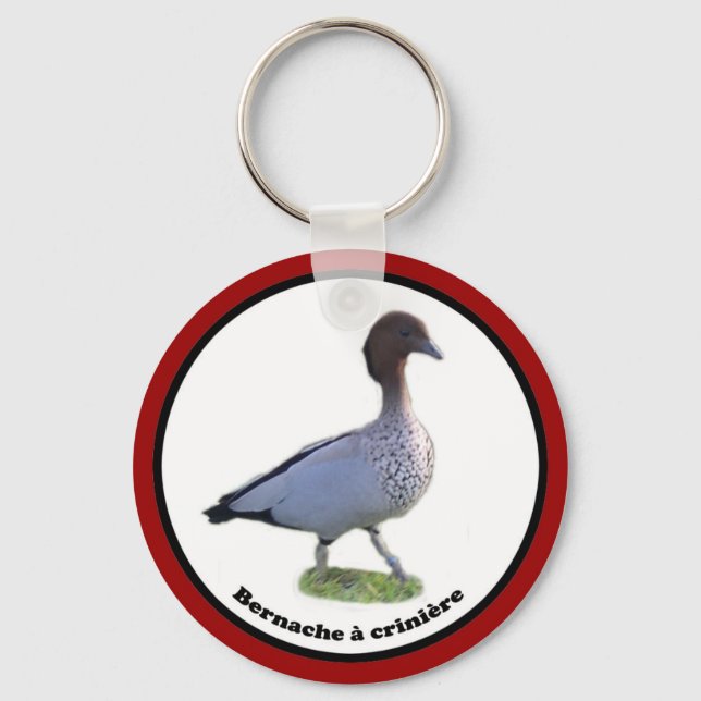 Llavero colección palmipèdes d'ornement (bernache à criniè (Anverso)