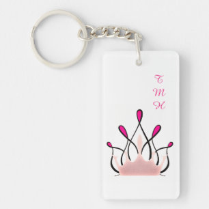 Llavero COLECCIÓN TMH - Keychain acrílico rosa