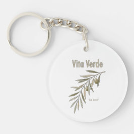 Llavero Colección Vita Verde Blanco