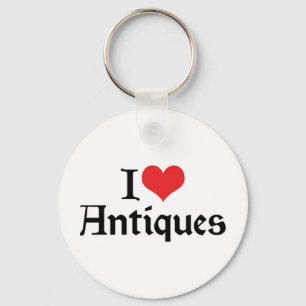 Llavero Coleccionista de Antigüedades - I Love Heart Antiq