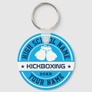 Llavero Colegio Kickboxing Kickboxer Personalizado Deporte