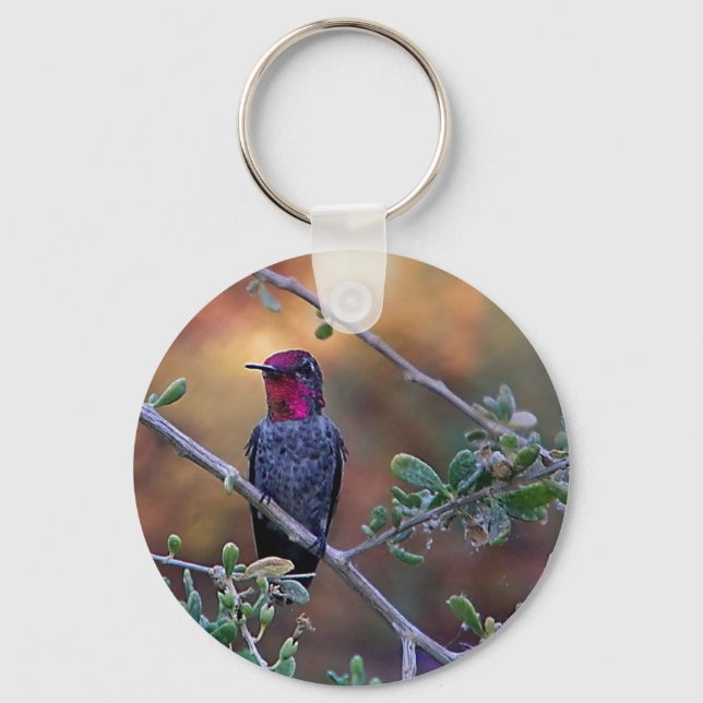 Llavero Colibrí al atardecer (Anverso)