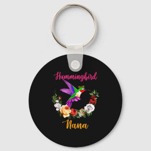Llavero Colibrí nana floral pajarito corbata de lazo amant