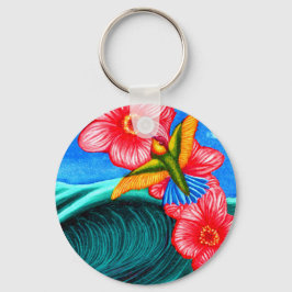 Llavero Colibrí Océano