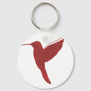 Llavero Colibrí Rojo