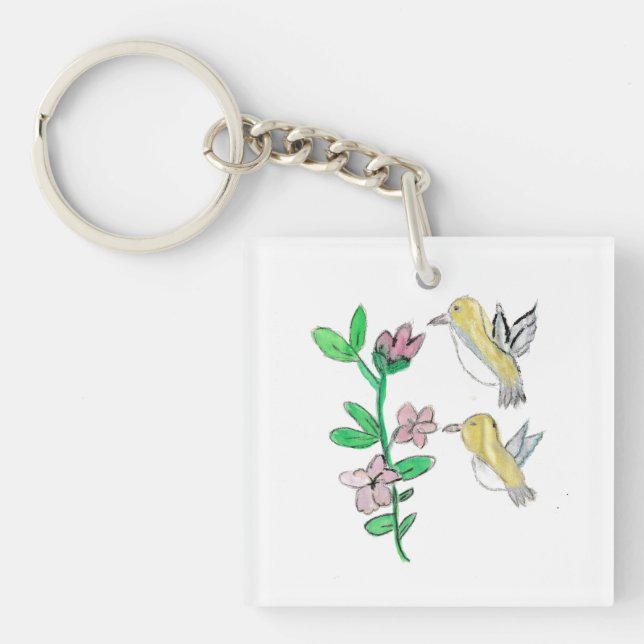Llavero Colibríes (Frente)