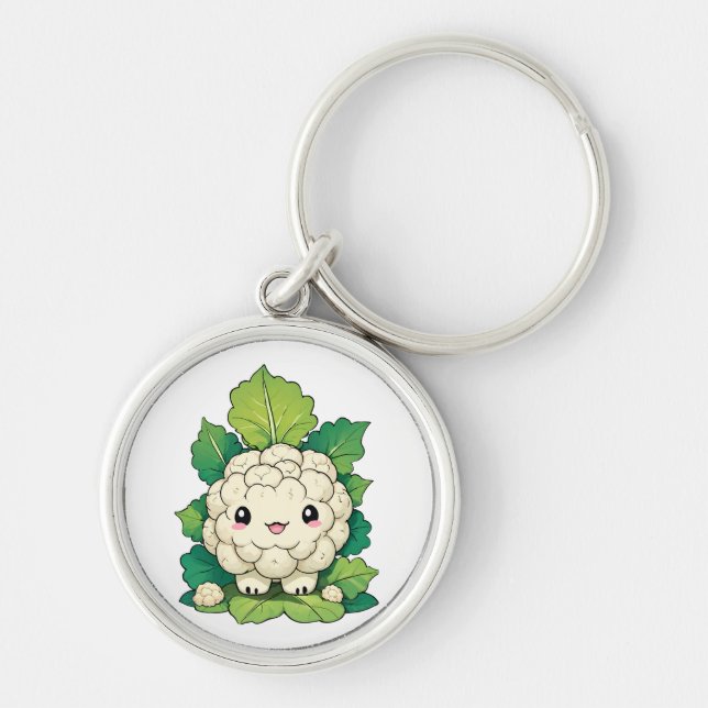 Llavero Coliflor Kawaii (Frente)
