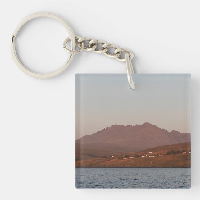 Llavero Colinas Cuillin en Red Sunset Skye (Frente)