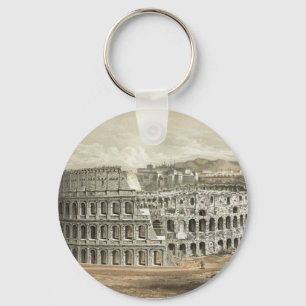 Llavero Coliseo romano Vintage Art