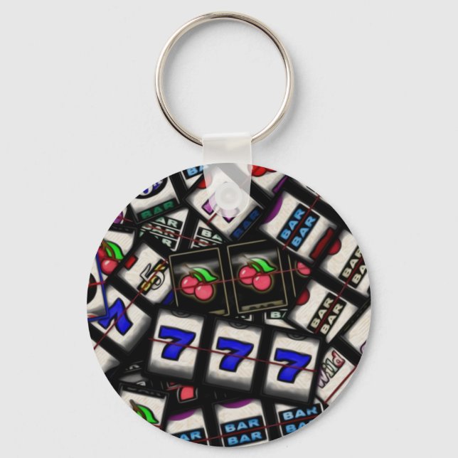 Llavero Collage de bobinas de ranura (Anverso)