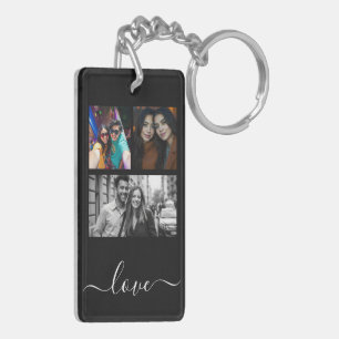 Llavero Collage de fotos de foto y texto 4