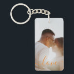 Llavero Collage de fotos de texto y foto personalizado<br><div class="desc">Haz una cadena de claves personalizada para mantener fotos de Ricaso - agrega tus propias fotos y texto - collage de fotos obsequio</div>