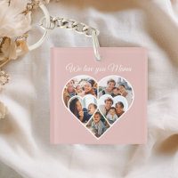 Collage de fotos del Día de la Madre Corazón Famil