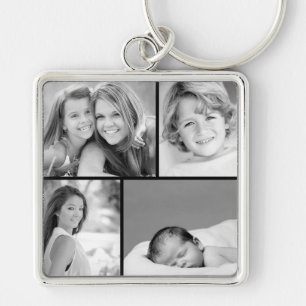 Llavero Collage de fotos familiar