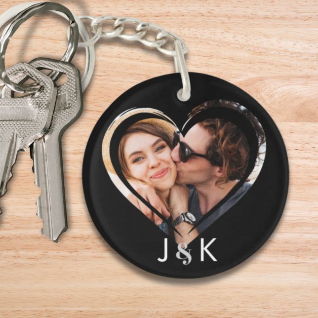 Llavero Collage de fotos Noyfriend de pareja de citas (Dating Couple Girlfriend Boyfriend Photo Collage Keychain)