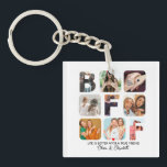 Llavero Collage de fotos personalizado BFF Bestis Regalos<br><div class="desc">Collage de fotos personalizado BFF Bestis Regalos de cumpleaños</div>