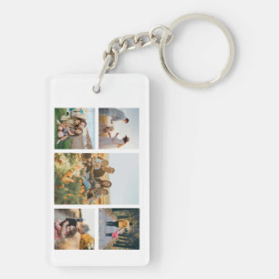 Llavero Collage de fotos Personalizado moderno