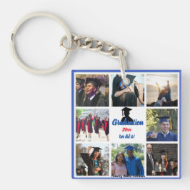 Llavero Collage de graduación Keychain acrílico personaliz