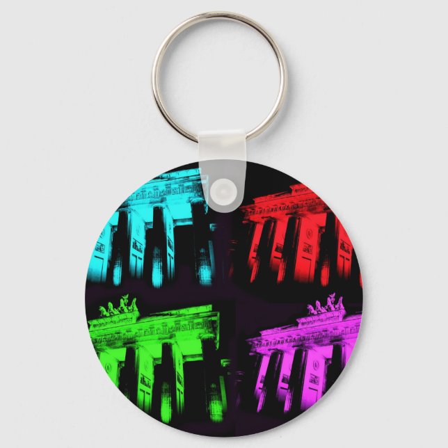 Llavero Collage de la Puerta de Brandenburgo (Anverso)