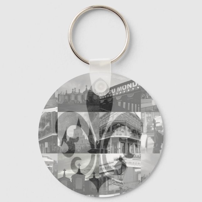 Llavero Collage de Nueva Orleans [Keychain] (Anverso)