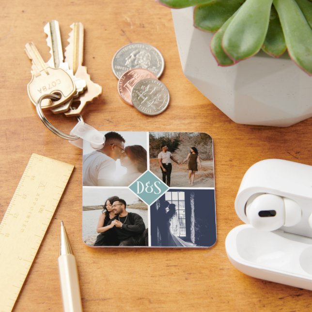 Llavero Collage de Personalizados fotográficos monogramado (Escritorio )