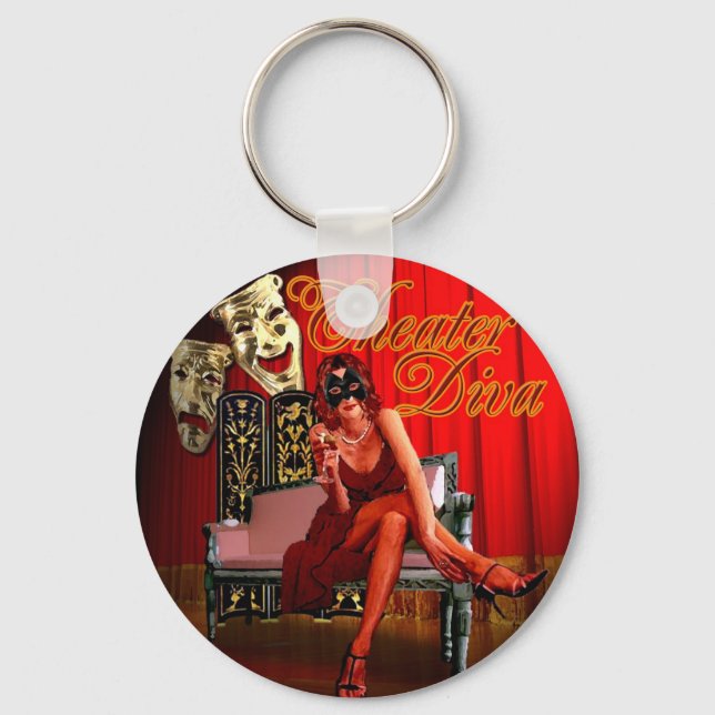 Llavero Collage de Theater Diva (Anverso)