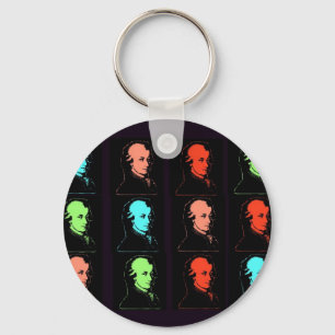 Llavero Collage de Wolfgang Amadeus Mozart