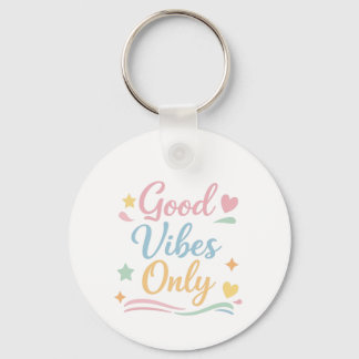 Llavero Collar de Llave Redondo con Cita Positiva Solo Bue