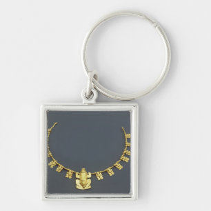 Llavero Collar de Quimbaya con las ranas, de Colombia