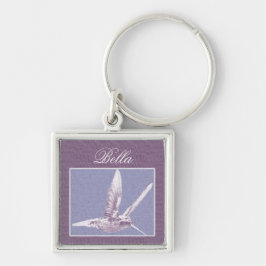 Llavero Collar Personalizado De Violet Hummingbird