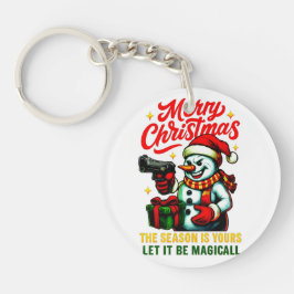 Llavero Collector's Snowman Keychain Edgy Christmas