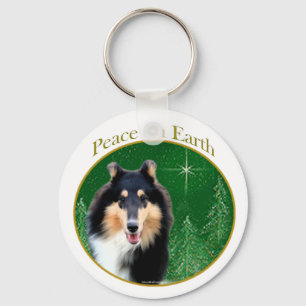 Llavero Collie (áspera) Paz