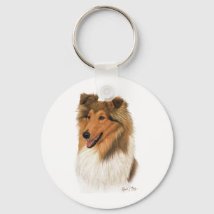 Llavero Collie áspero