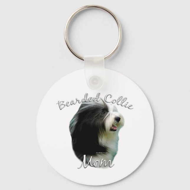 Llavero Collie Bearded Mom 2 (Anverso)