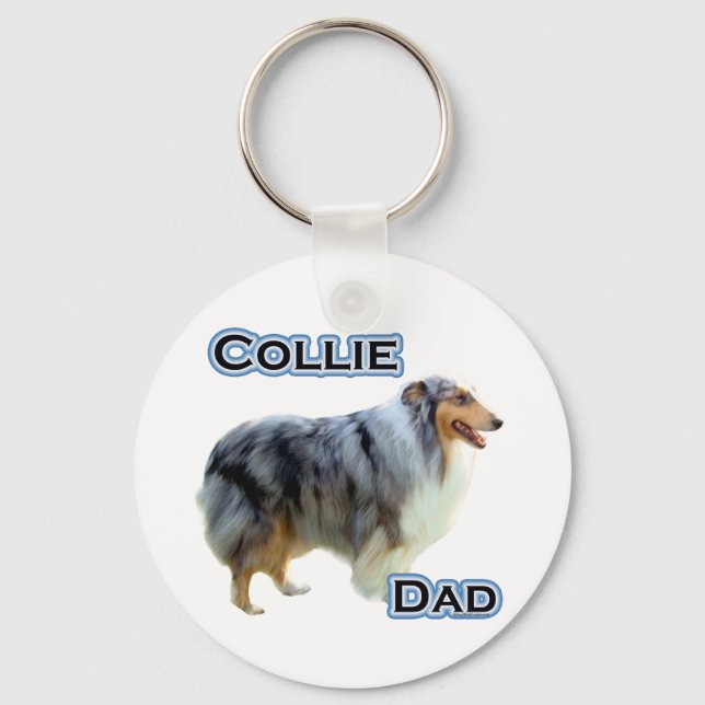 Llavero Collie Dad 4 - Keychain (Anverso)