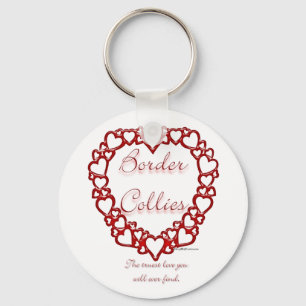 Llavero Collie de borde verdadero amor - Keychain