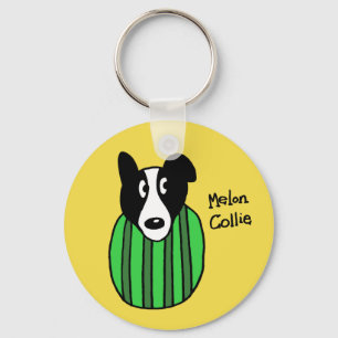 Llavero Collie del melón