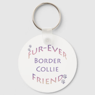 Llavero Collie Furever de borde