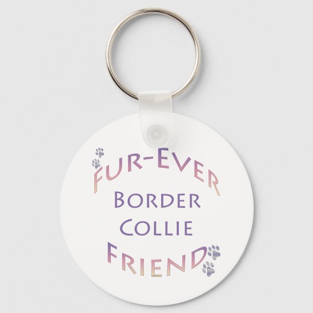 Llavero Collie Furever de borde (Anverso)