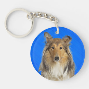 Llavero Collie Keychain