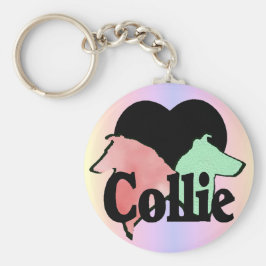 Llavero Collie Lovers fuerte y suave