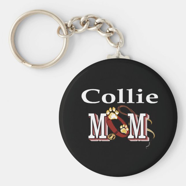 Llavero collie mom Keychain (Frente)