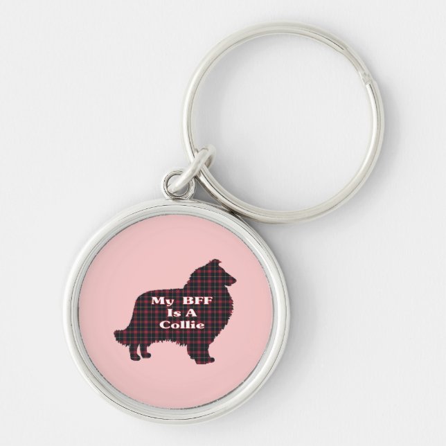 LLAVERO COLLIE ROUGH BFF (Frente)