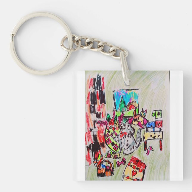 Llavero Colocar en casa (Frente)