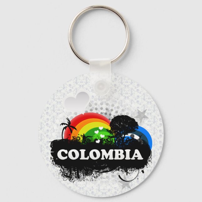 Llavero Colombia de la fruta pura (Anverso)