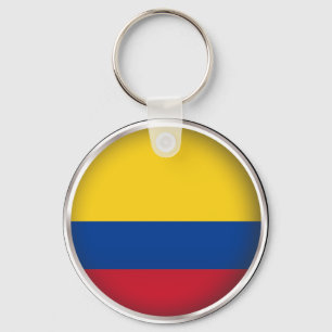 Llavero Colombia redonda